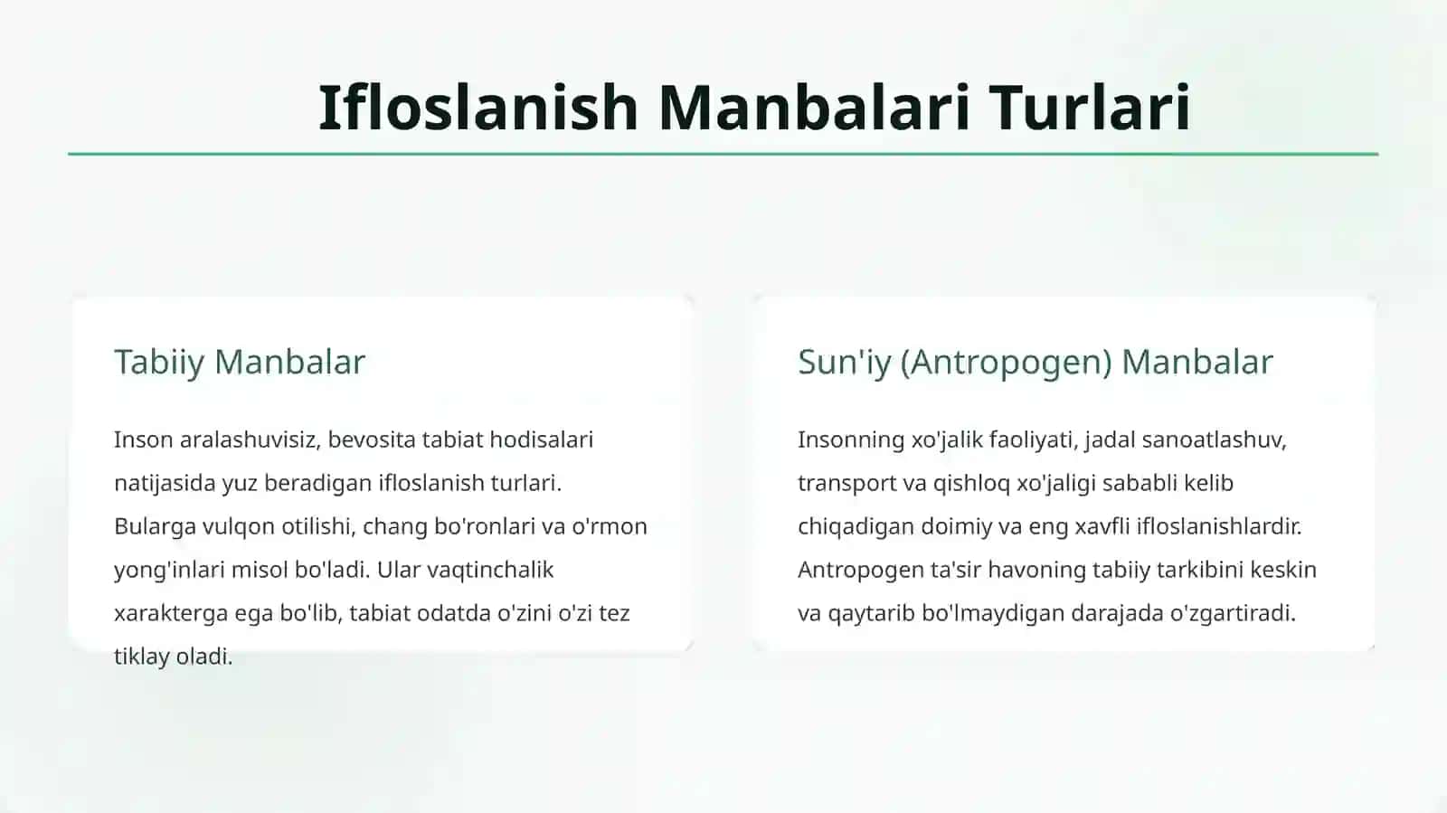 ATMOSFERA IFLOSLANISHI 4