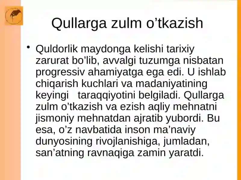 Quldorlik sivilizatsiyalarining jahon tarixida tutgan o‘rni 4