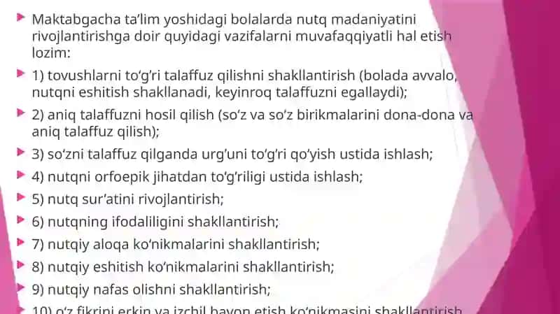Nutqningtovushmаdаniyatinitаrbiyalаsh 4