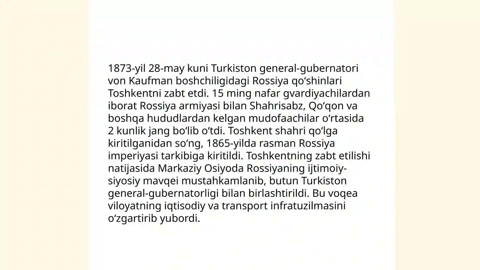 Rossiya imperiyasining orta Osiyo harbiy yurishlari 4