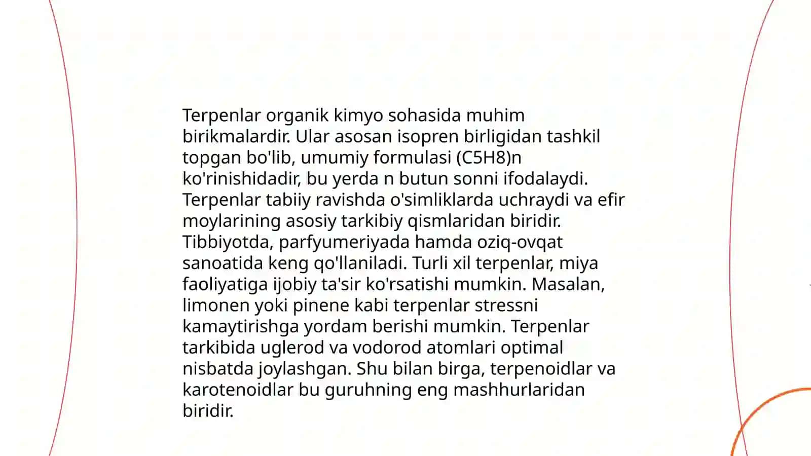 Terpenlar va ularning amaliy ahamiyati 4
