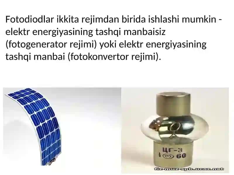 Fotodiodlar va ularning qo'llanilishi 4