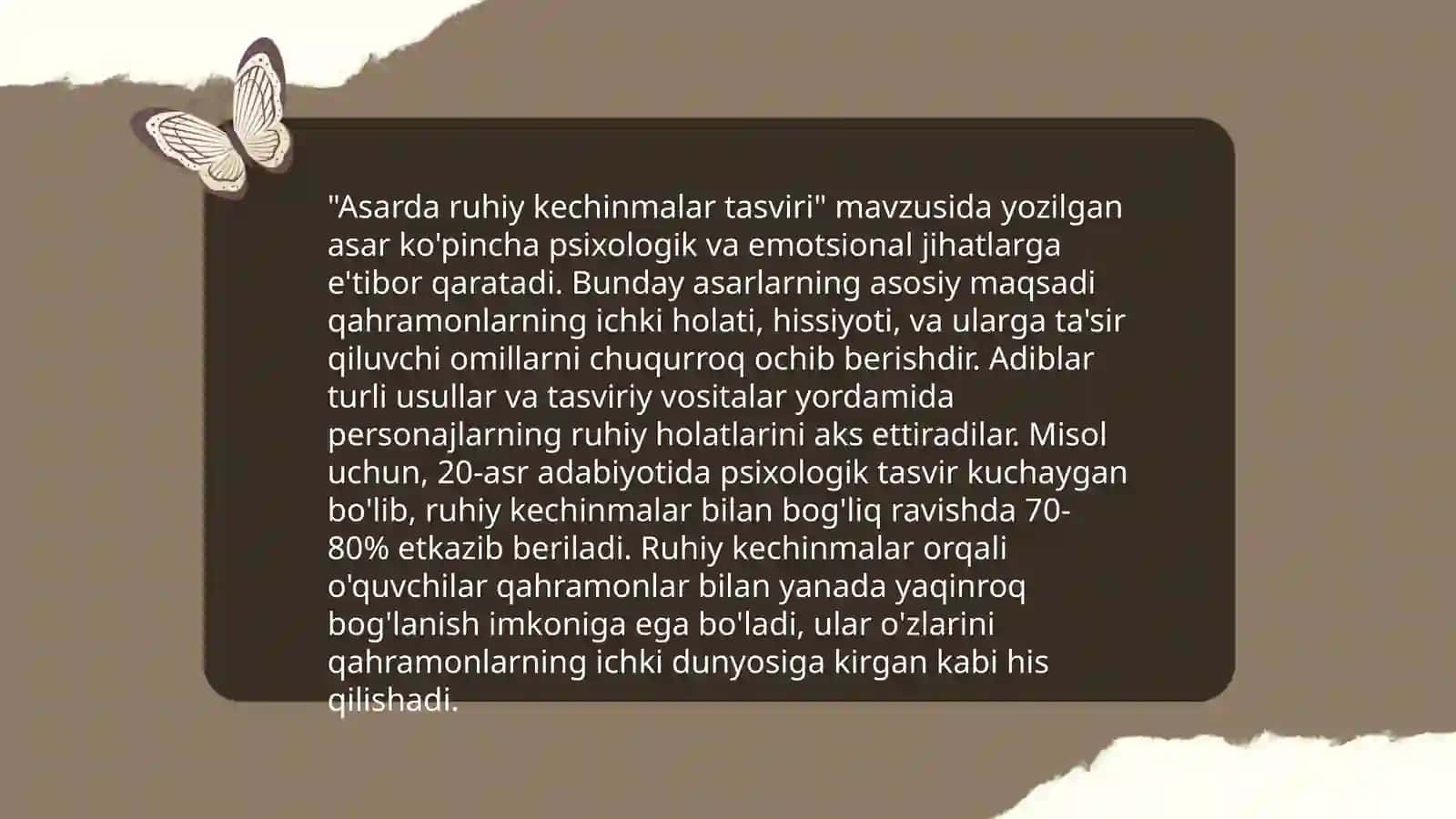 Asarda ruhiy kechinmalar tahlili 4