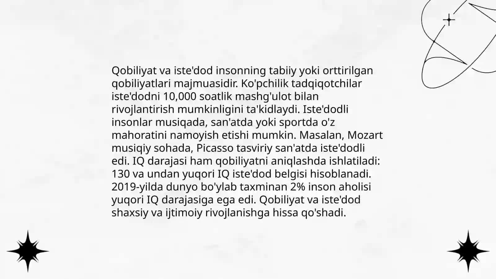 Qobiliyat va uning rivojlanishi 4