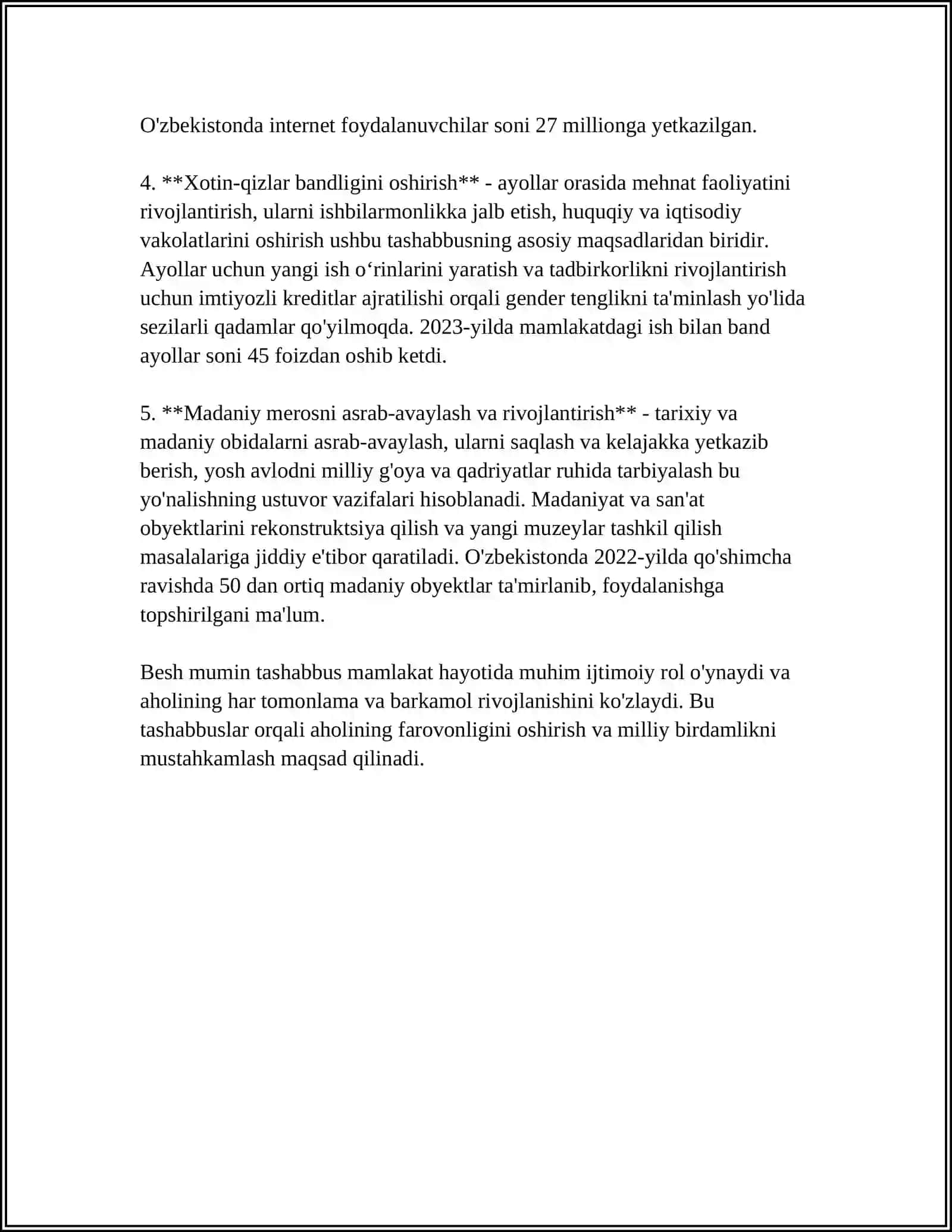 Besh Mumin Tashabbus Va Uning Ahamiyati 4