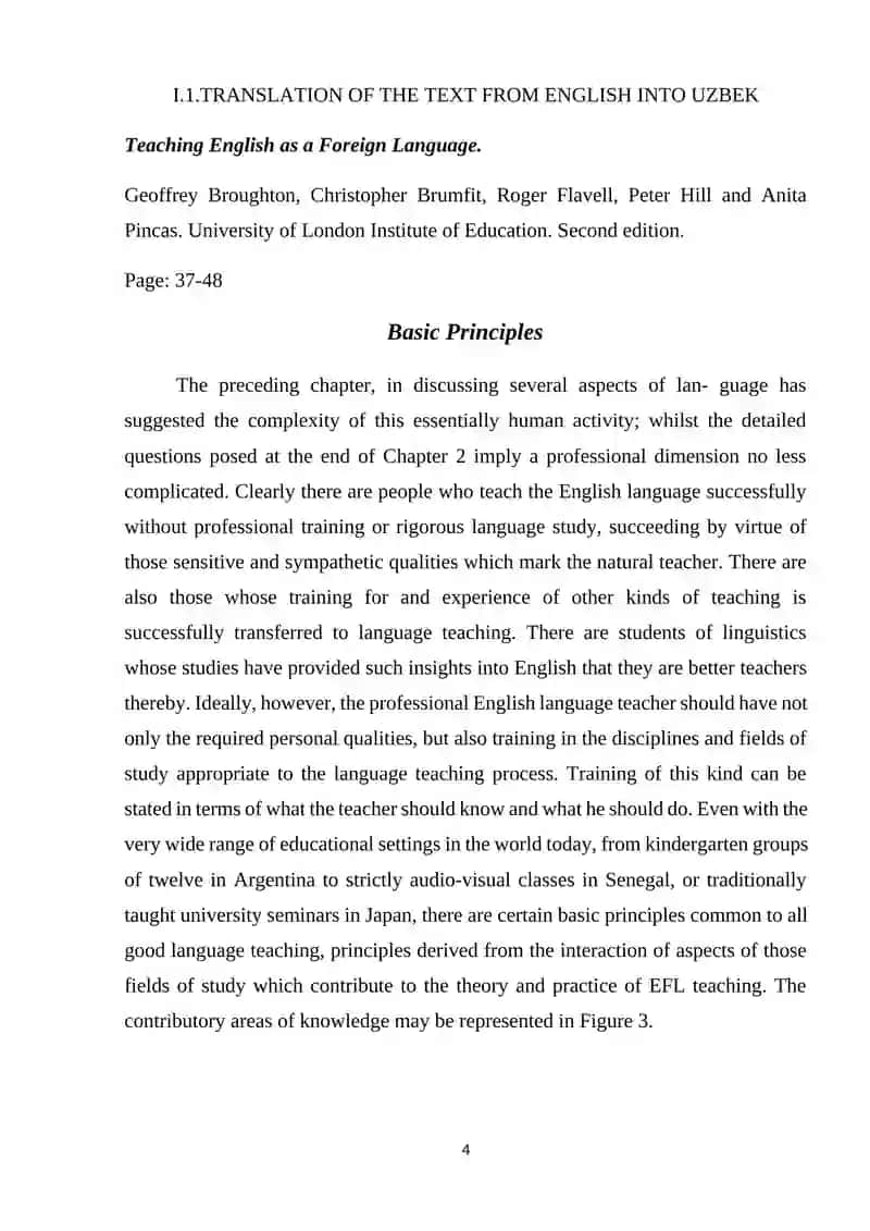 The theory and practice of EFL teaching 4
