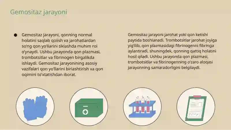 Gemositaz va Fibrinoliz 4