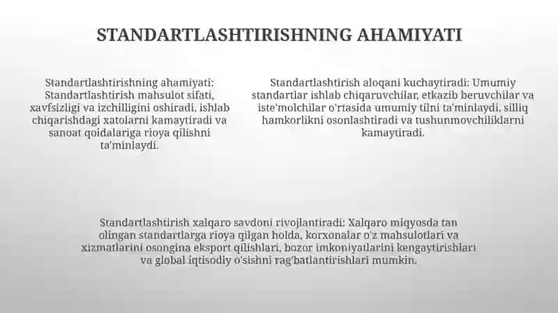 Standartlashtirish Va Sifat 4