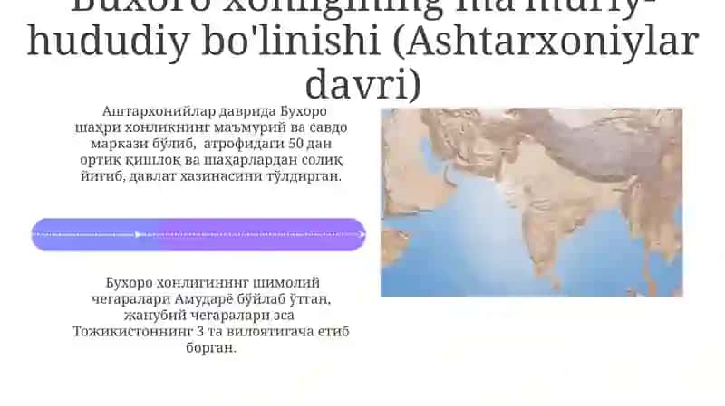Buxoro xonligining tarixiy geografiyasi 4