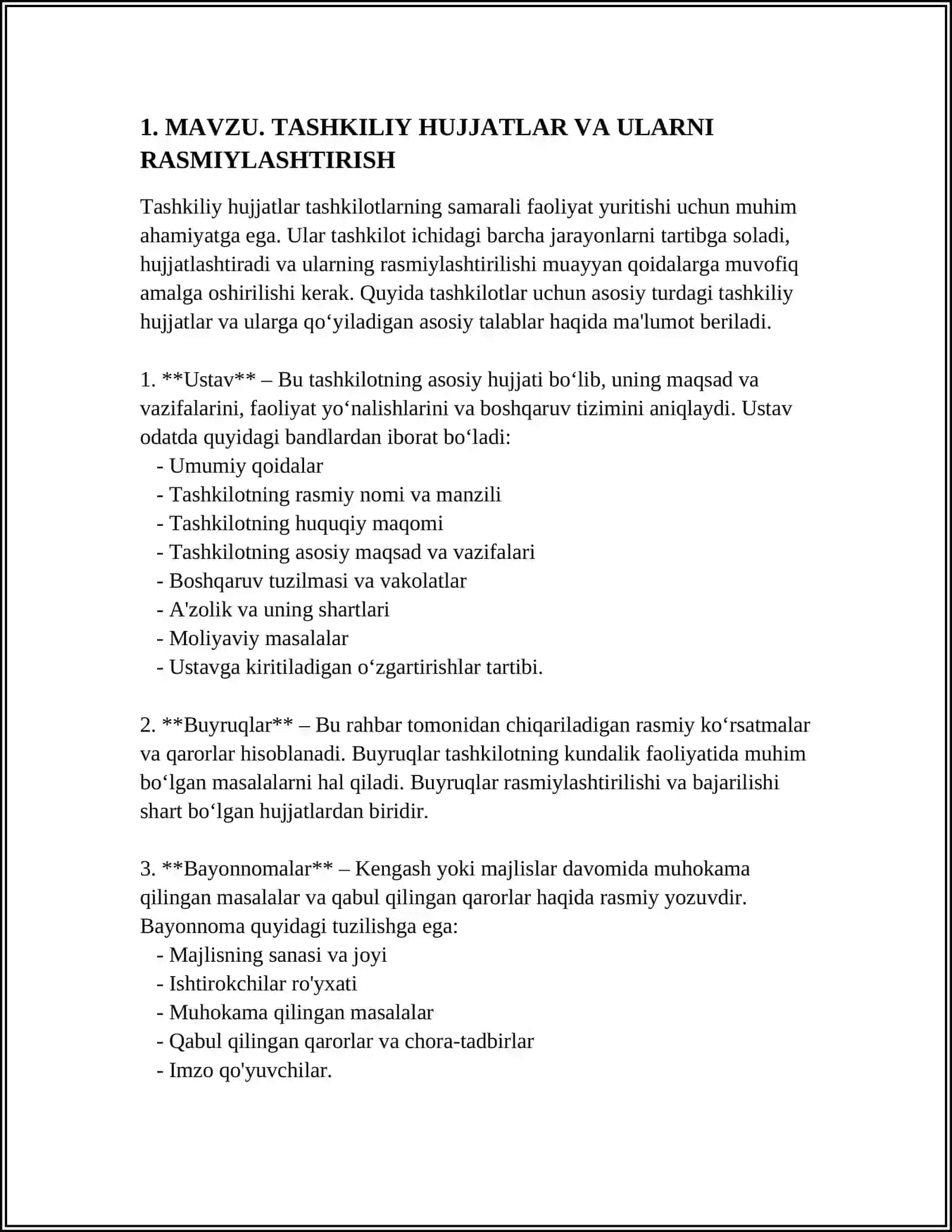 FARGʻONA DAVLAT UNIVERSITETI NURIMBETOV YASHNAR TARIX FAKULTETI YURISPREDENSIYAGA YOʻNALISHINING 1-KURS 24/72 GURUH TALABASI 4