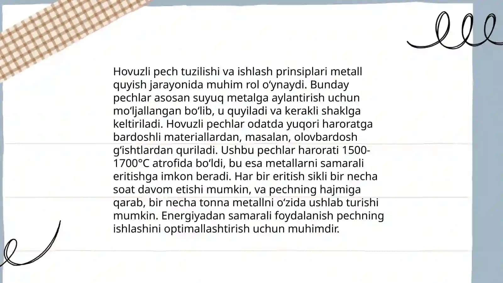 Hovuzli pech ishlab chiqarish 4