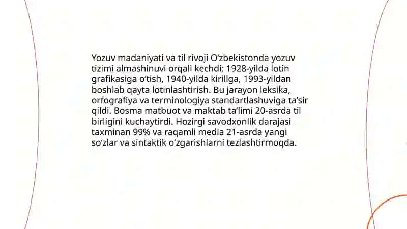 Yozuv madaniy taraqqiyot mahsuli 4