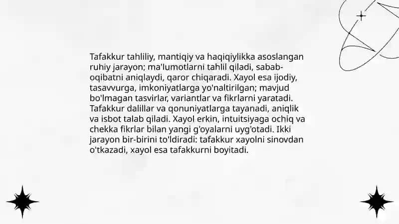 Tafakkur va xayol 4