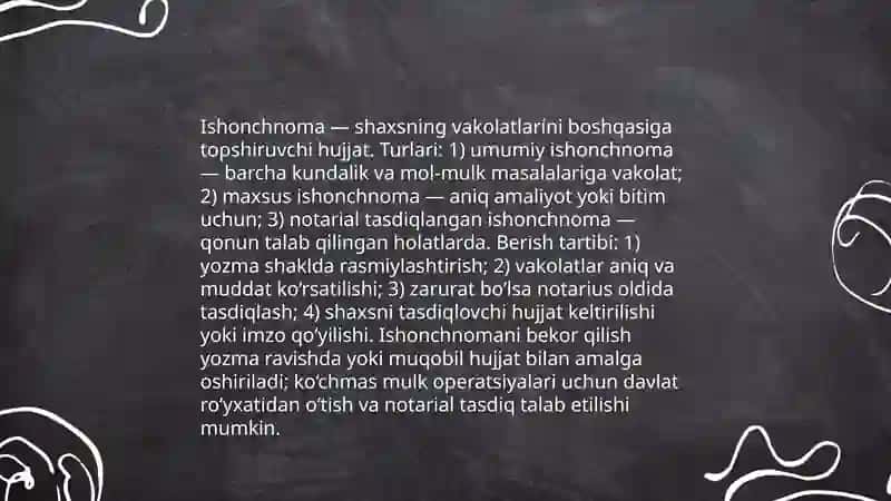 Ma'lumot-axborot hujjatlari 4
