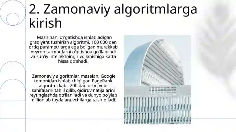 Matematikning zamonaviy algoritmlari 4