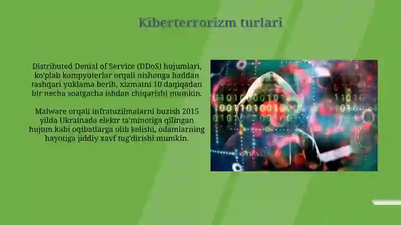 Kiberterrorizm: Ta'rif, Turlari va Motivatsiyalari 4