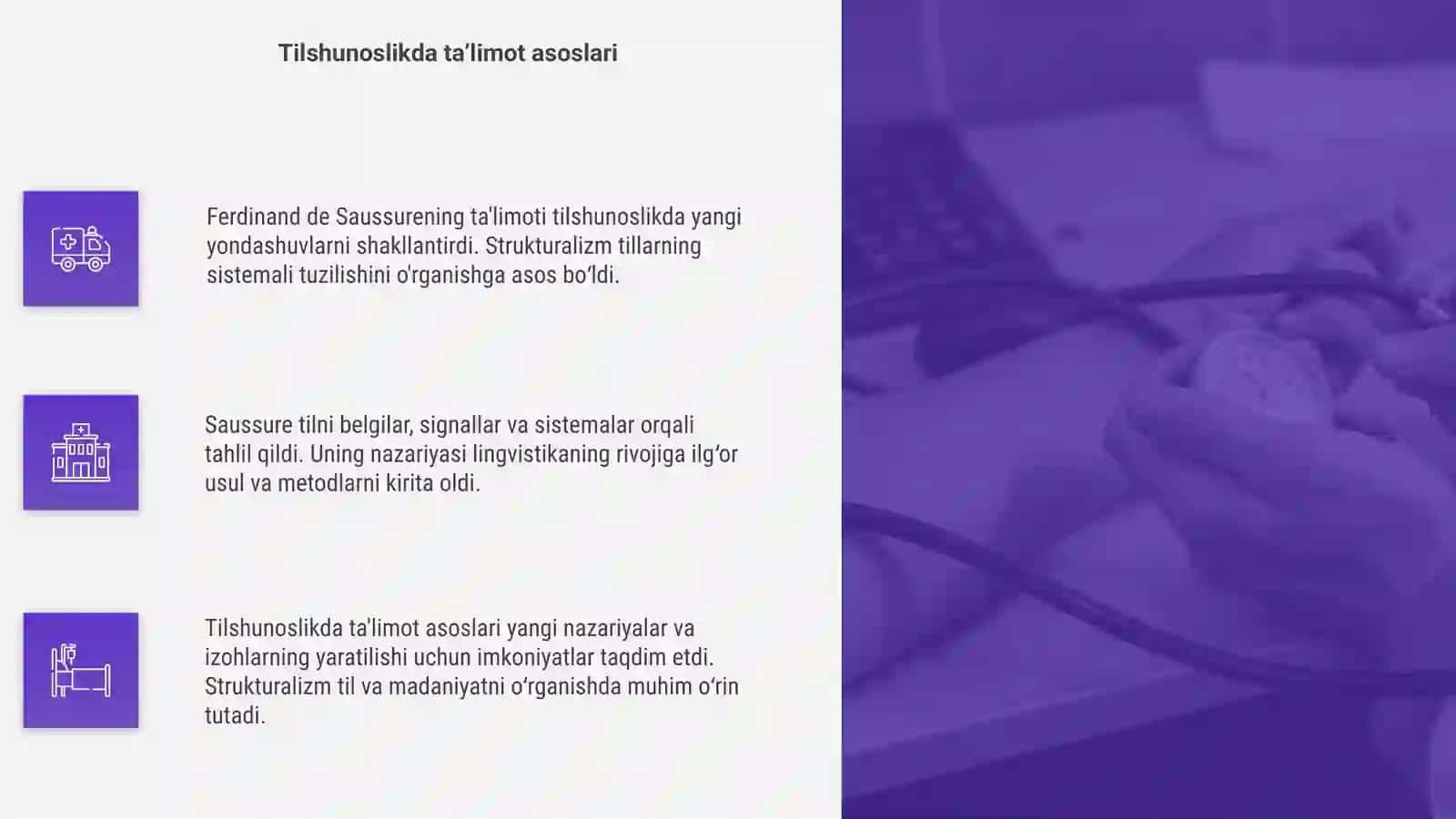 Ferdinand de Saussure ta’limoti va Tilshunoslikda Strukturalizm 4
