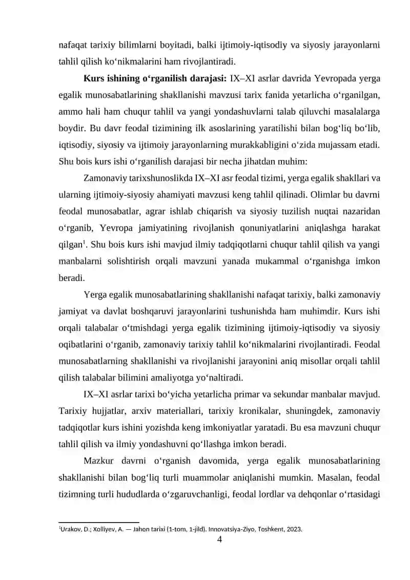 IX-XI asrlarda Yevropada yerga egalik munosabatlarining shakllanishi 4