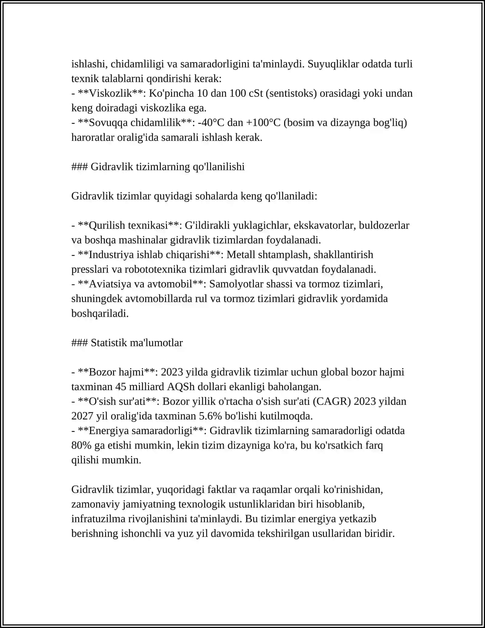 SUYUQLIKLARNI UZATISH 4