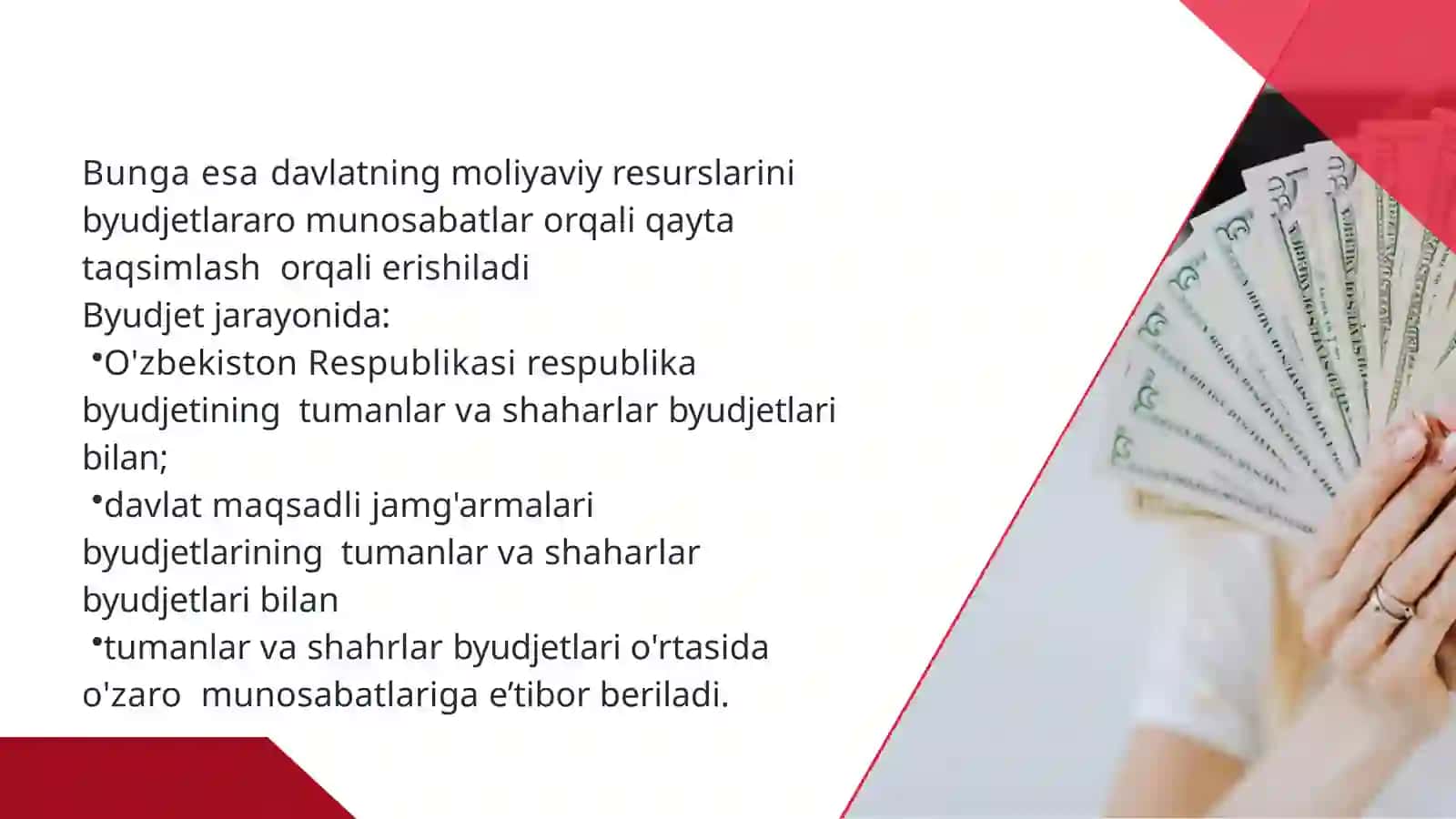 Byudjetlararo munosabatlar hamda qarzlar hisobi 4