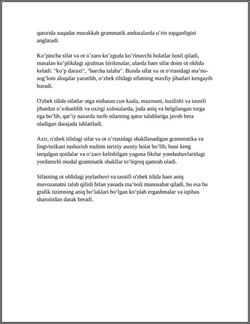 SIFATLAR VE ISIMLERLE KULLANIMI 4