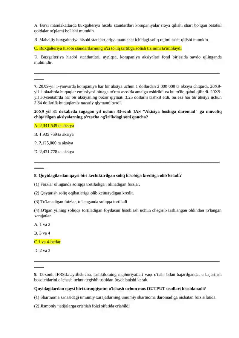 Konsolidatsiyalangan moliyaviy hisobotlar 4