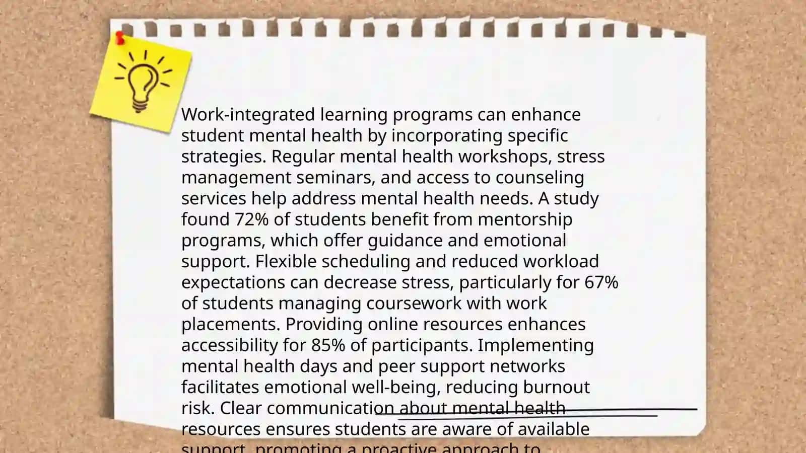 Critical assessment issues in work integrated learning mental helath 4