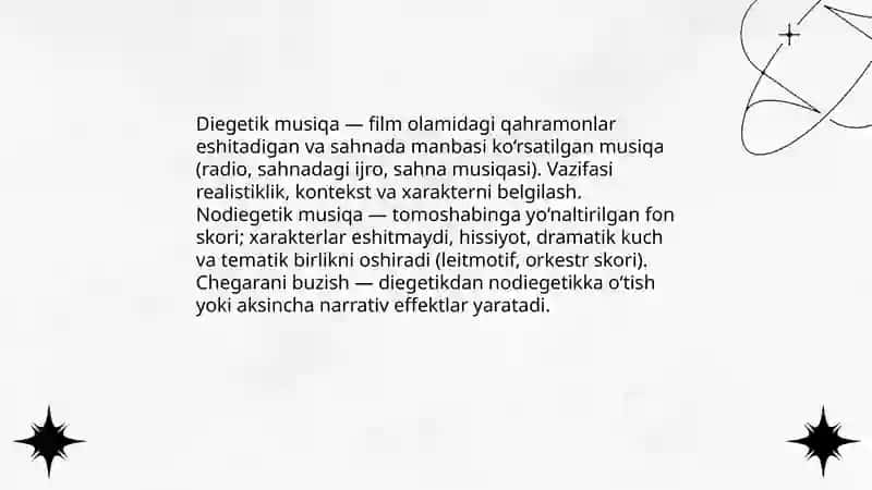 Filmda musiqa va tovushning o‘rni 4