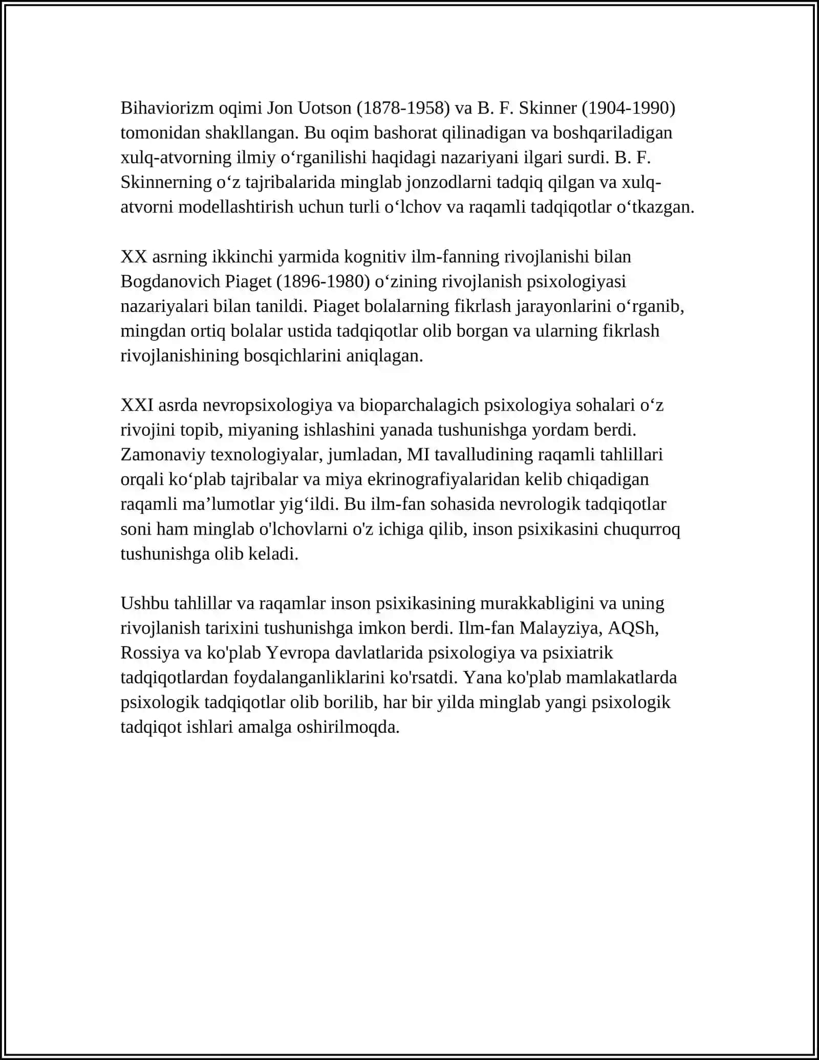 PSIXIKA VA UNING EVOLYUTSIYASI 4