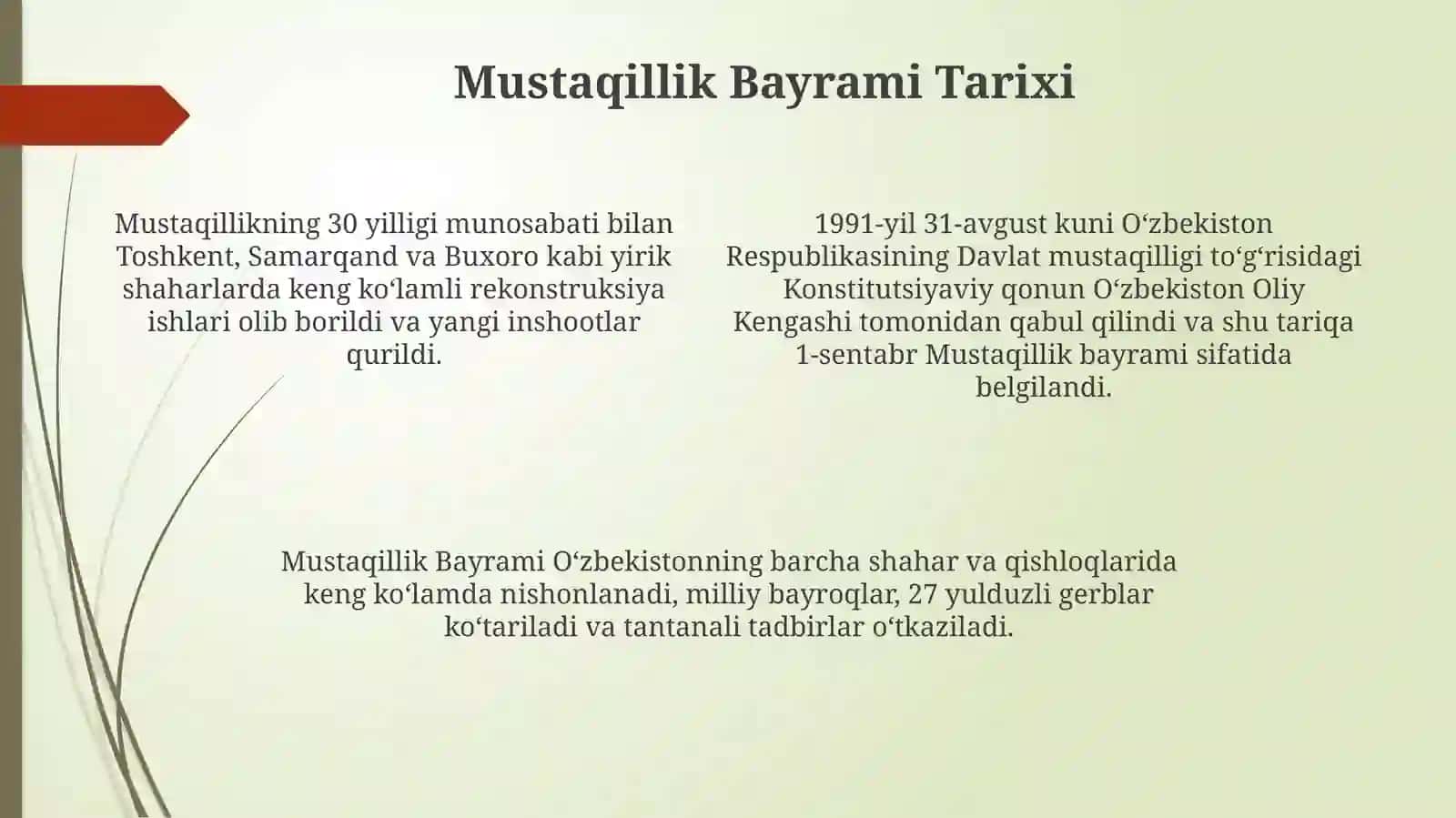 Mustaqillikning Ahamiyati 4