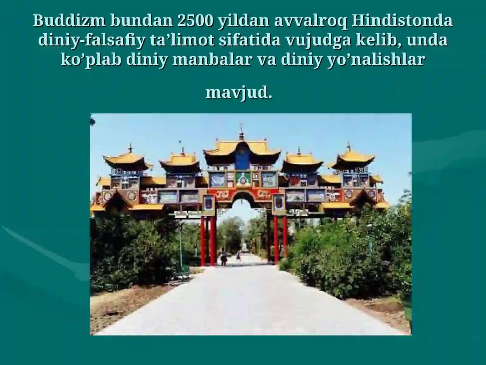 Buddaviylik dini tarixi va g‘oyalari 4