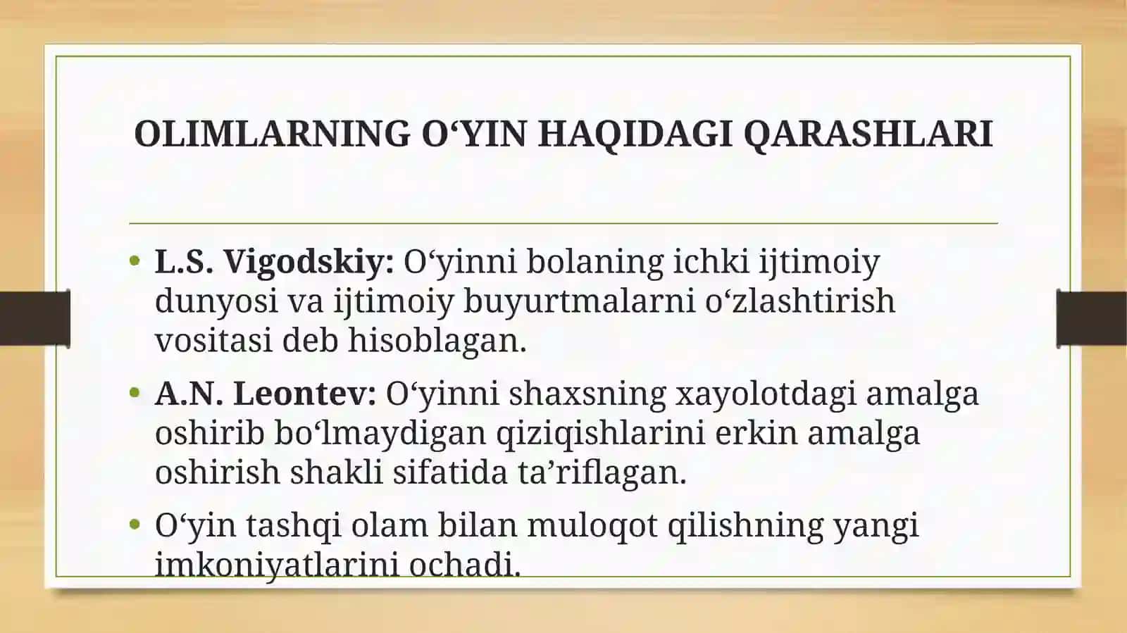 O‘YIN MODELI AKMEOLOGIYANING O‘ZIGA XOS TURI SIFATIDA 4