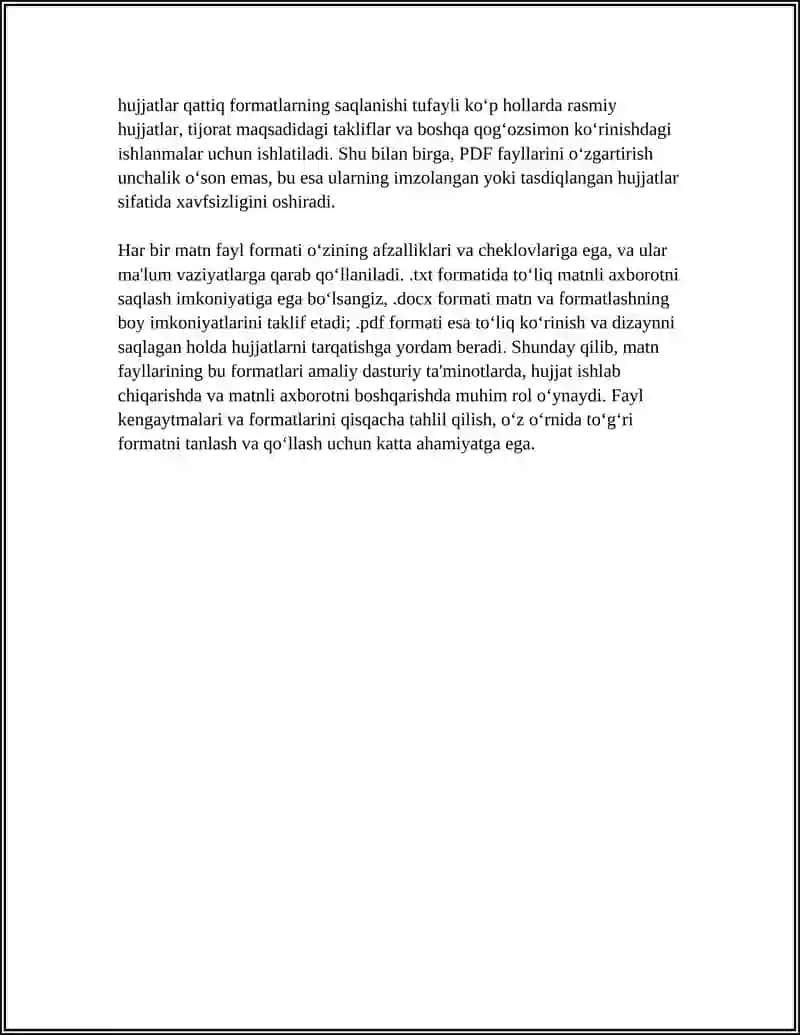 Matn Fayl Formatlari 4