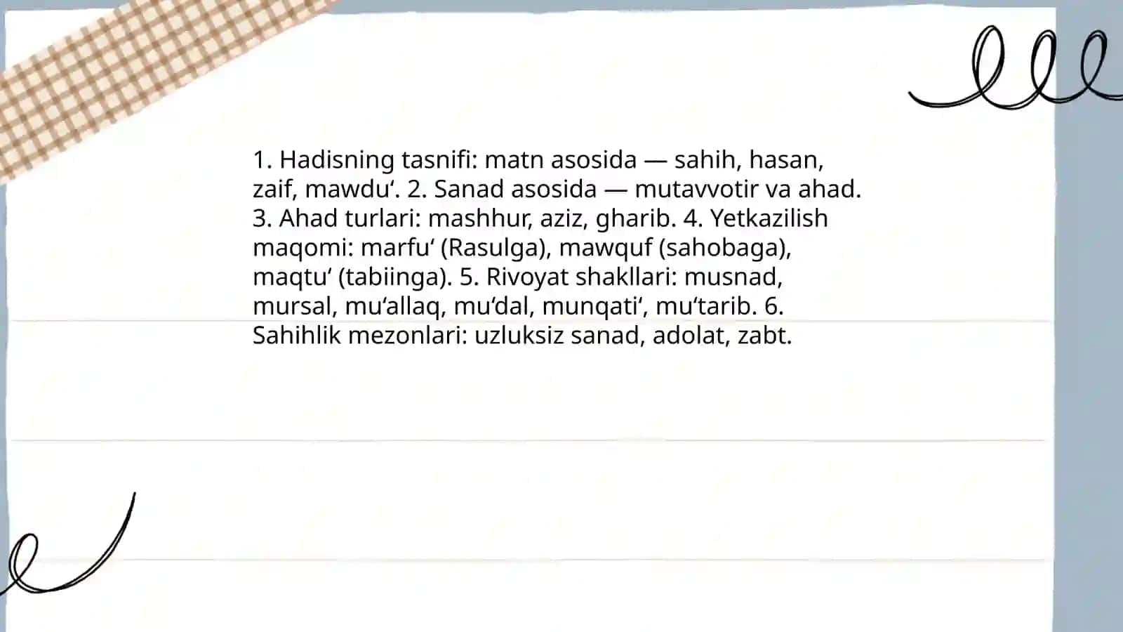 Hadis ilmi va uning tarbiyaviy ahamiyati 4