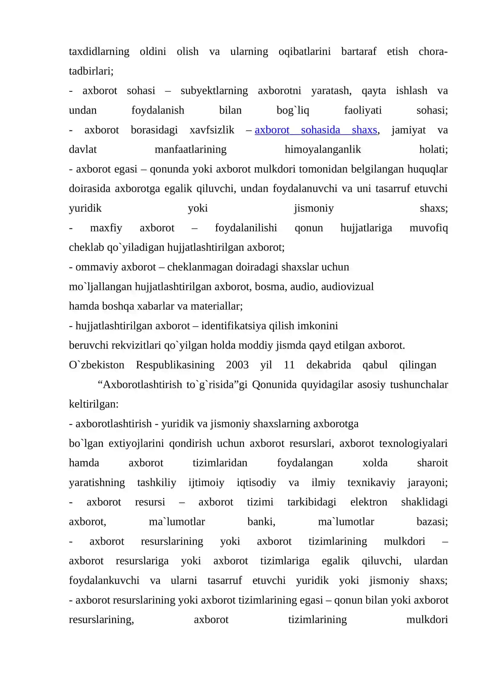 IQTISODIYOTDA AXBOROT KOMPLEKSLARI VA TEXNOLOGIYALARI 4
