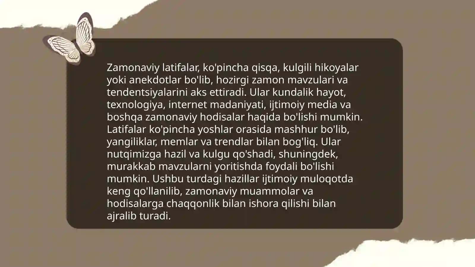 Latifa lof askiya janrlar boʻyicha taqdimot 4