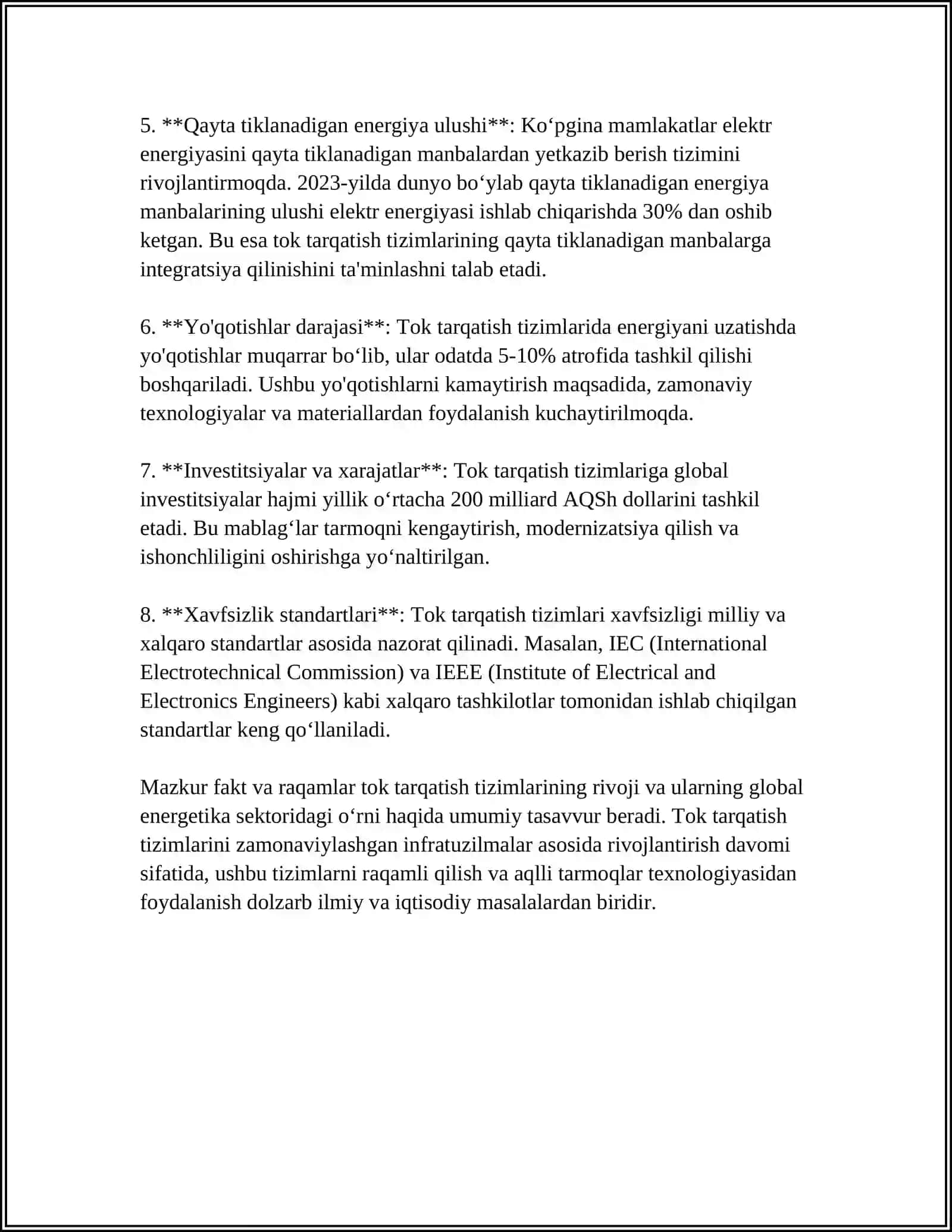 OʻZGARMAS TOK ELEKTR MASHINALARI 4