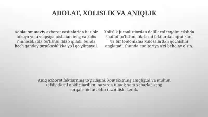 Media muhitda axloqiy tamoyillar 4