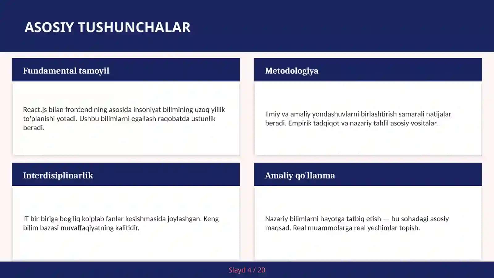React.js bilan frontend 4