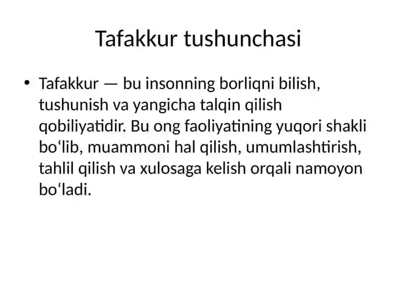 Tafakkur va nutqning psixologik ta'siri 4