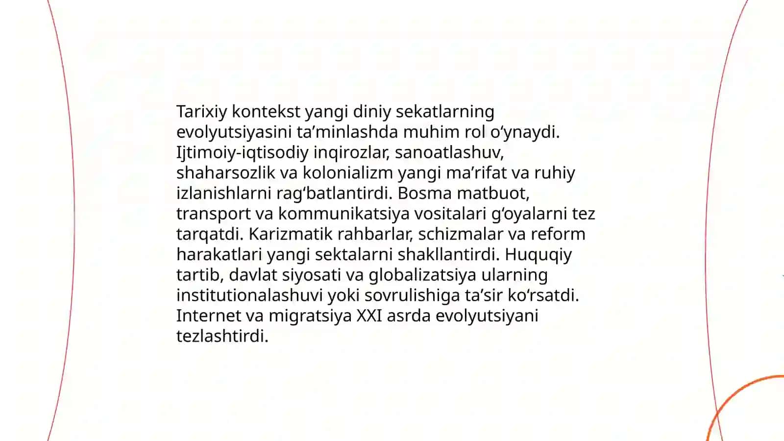 Yangi diniy sekatlarning paydo boʻlishi 4