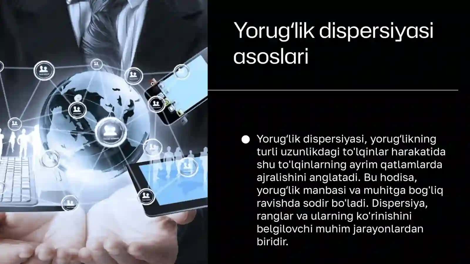 Yorugʻlik despersiyasi va qutblanishi 4