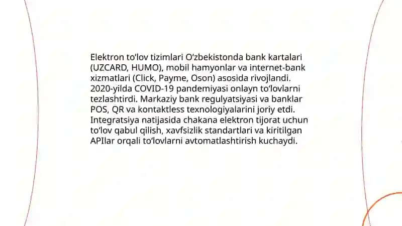 Elektron tijoratning rivojlanish holati 4
