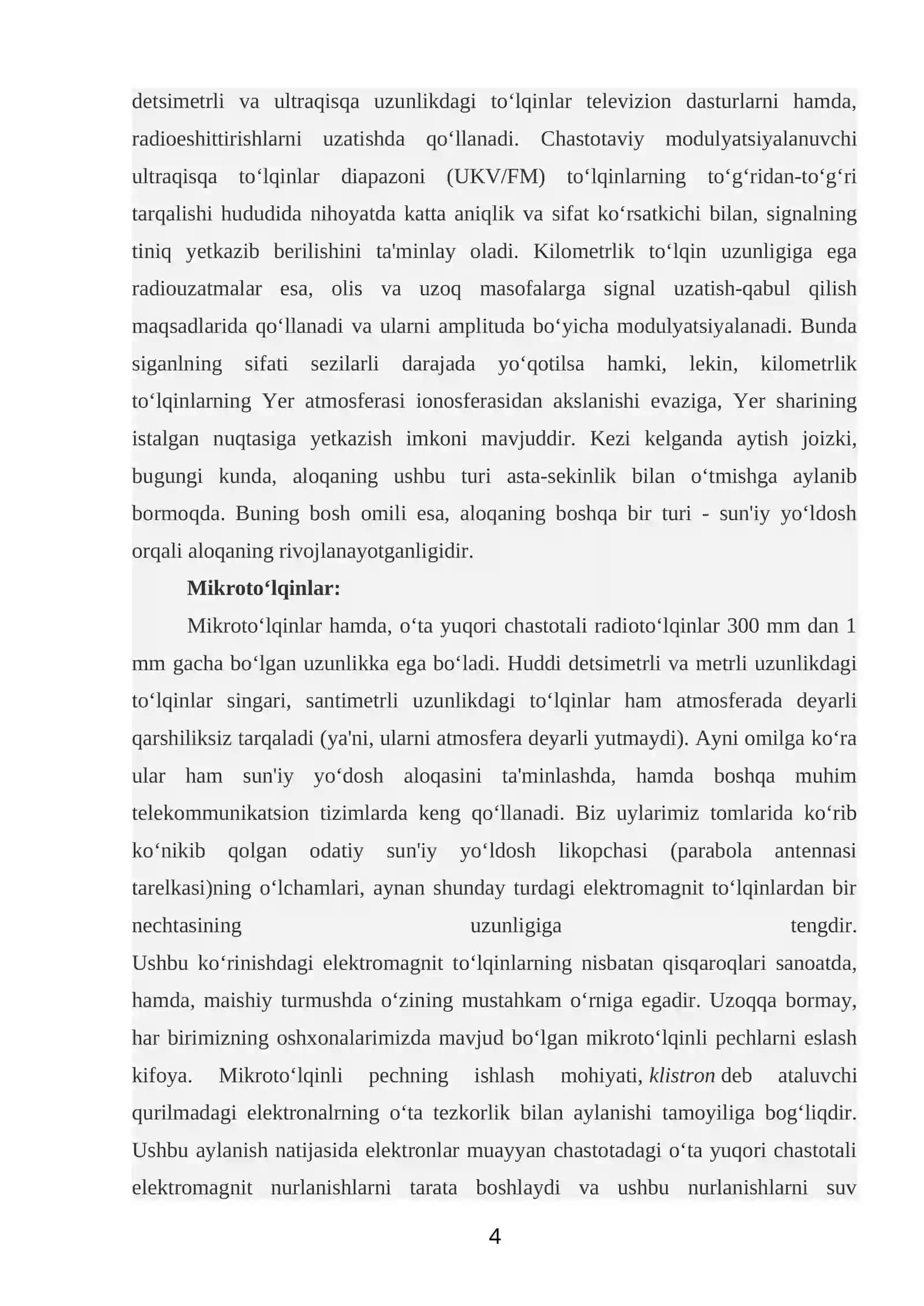 Elektromagnit nurlanishlar spektri 4