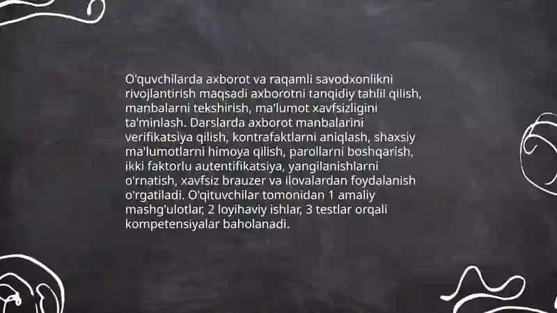 Ta'lim tizimida axborot olish madaniyati 4