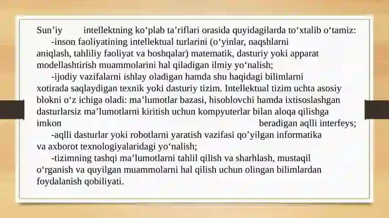 Neyrotexnologiyalar va sun`iy intelekt 4