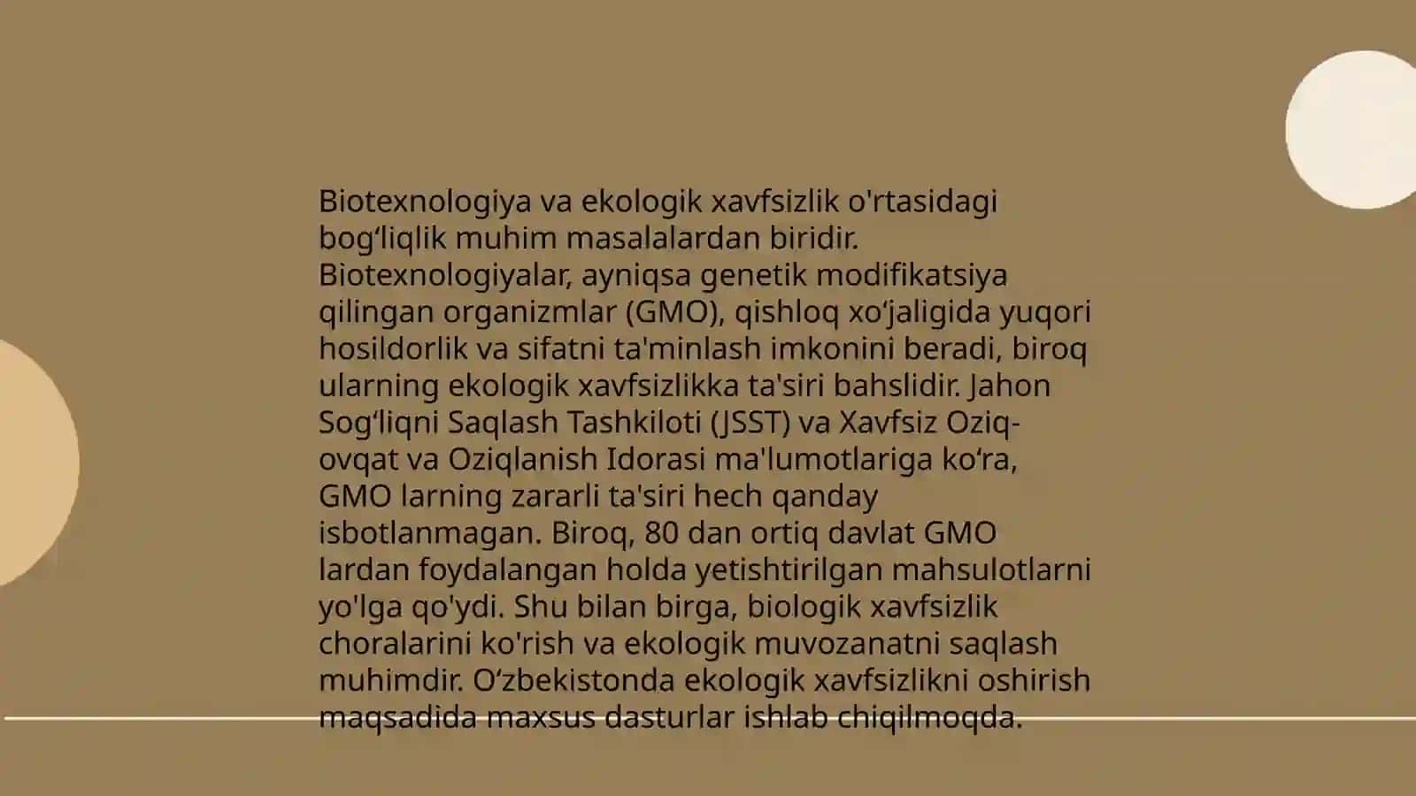 Sanoatda biotexnologiya yutuqlaridan foydalanish 4