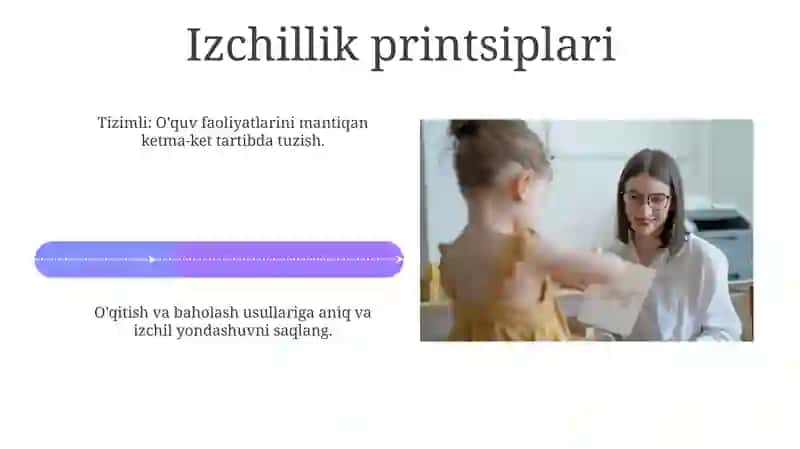 Ta'limda tizimli va izchil bo'lish 4