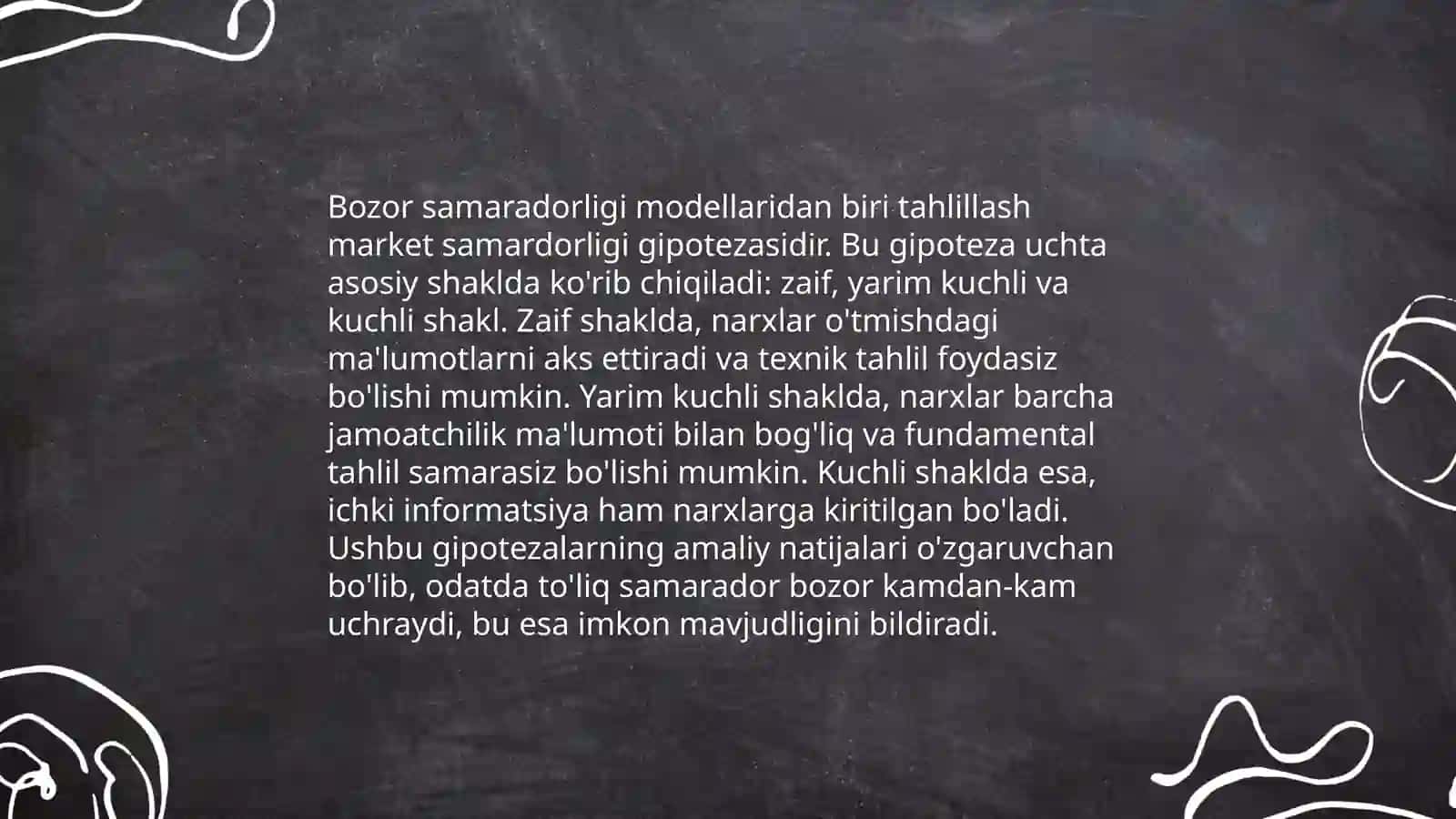 Raqobatlashgan bozor samaradorligi 4