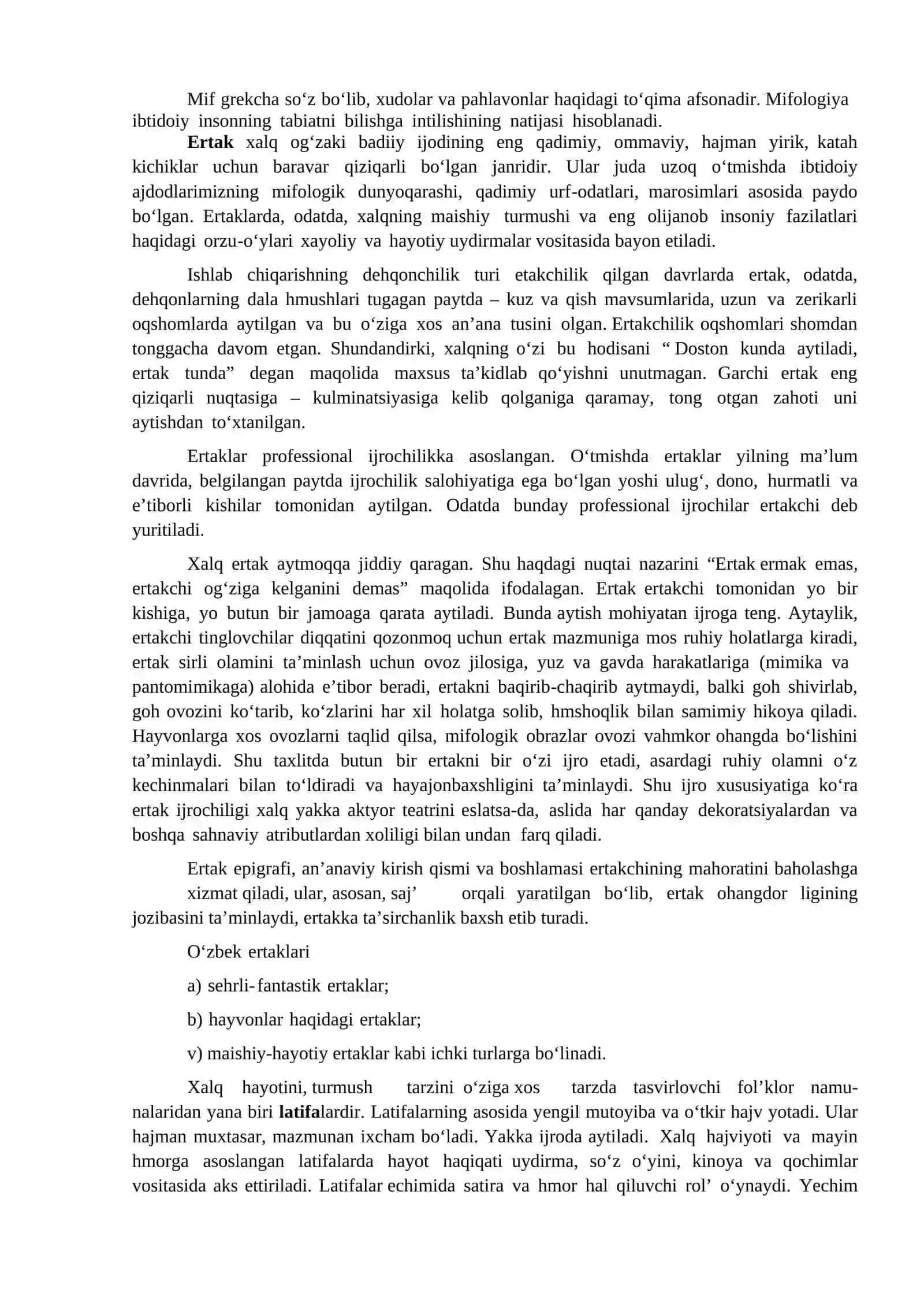 Bolalar adabiyoti va folklor faniga kirish 4